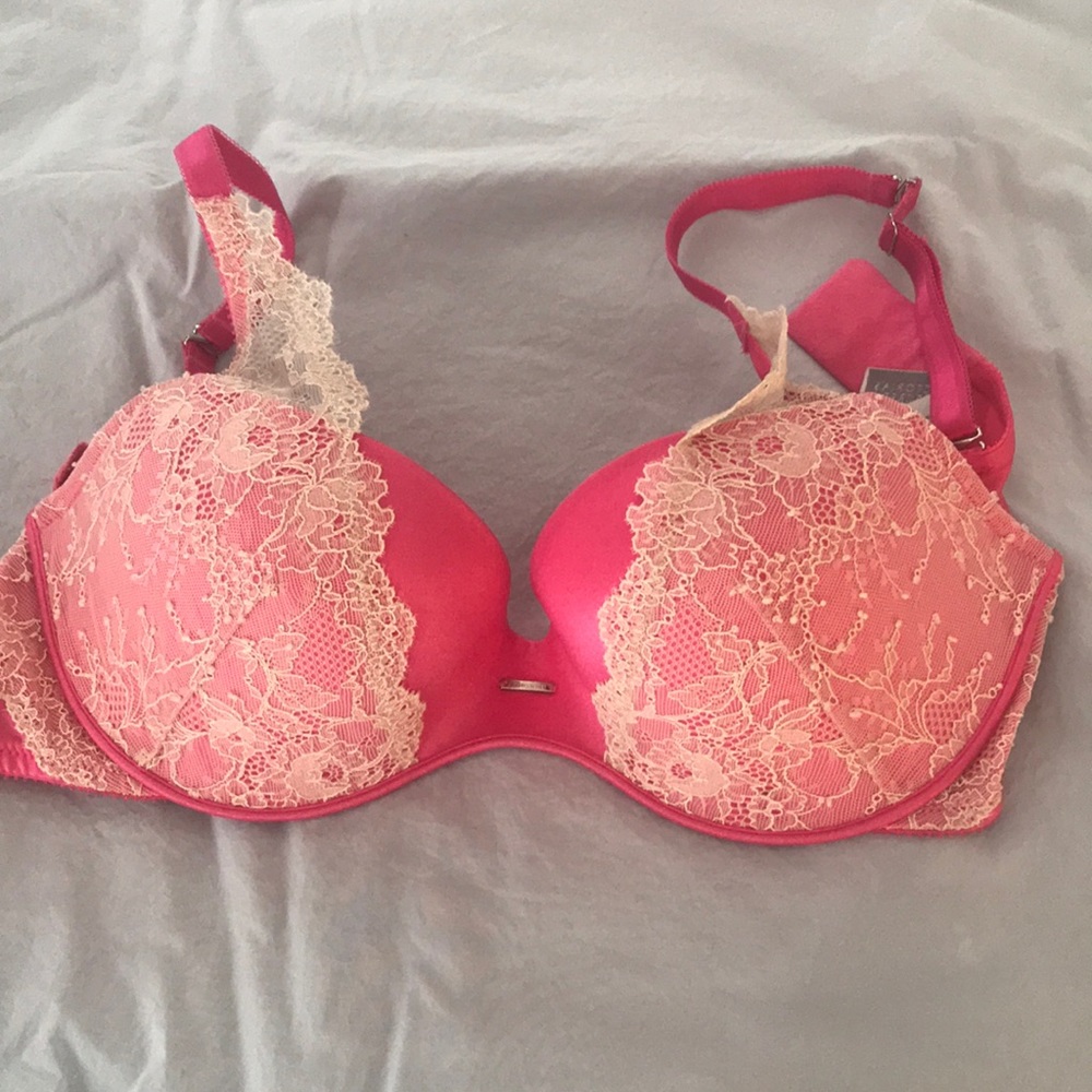 Pink Victoria’s Secret Push Up Bra